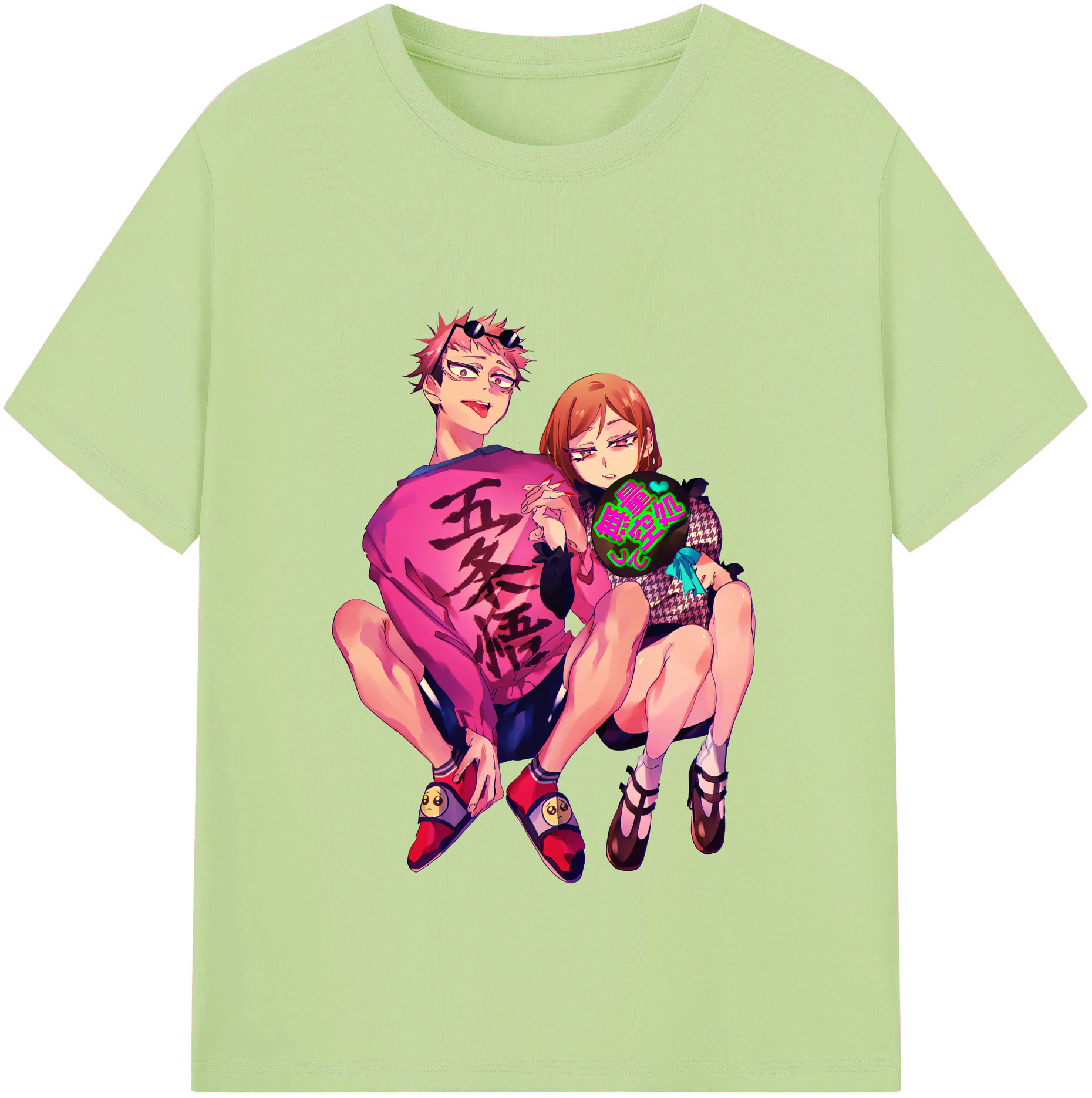 （画像用） 呪術廻戦 Jujutsu Kaisen 綿100％半袖Tシャツ（フロントプリント）